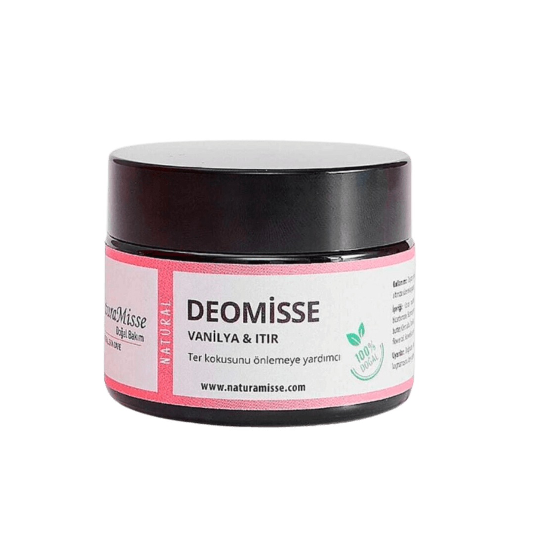 Naturamisse Doğal Koltuk Altı Kremi 50 Ml DEOMİSSE (VANİLYA-ITIR) Ter Kokusuna Karşı-Mükemmel Etki