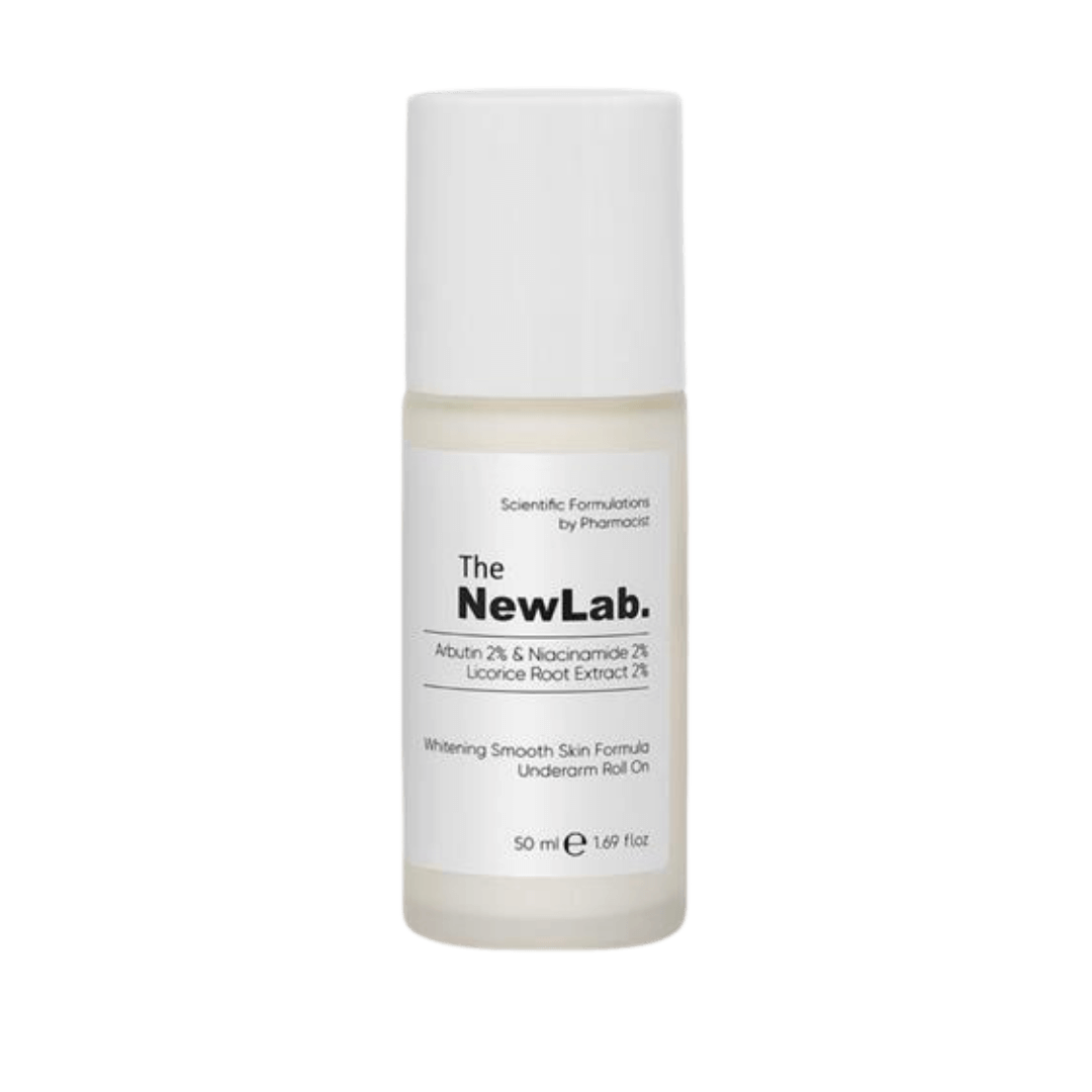 The New Lab Arbutin, Niacinamide ve Meyan Kökü Özü içerikli Koltukaltı Beyazlatıcı Roll On