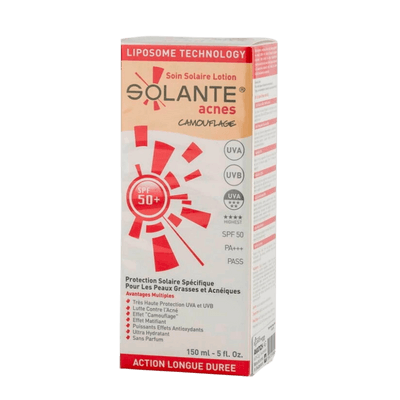 Solante Acnes Tinted Losyon SPF 50+ 150 ml