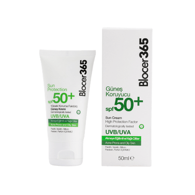 Blocer365 Akneye Eğilimli Ciltler için Güneş Kremi