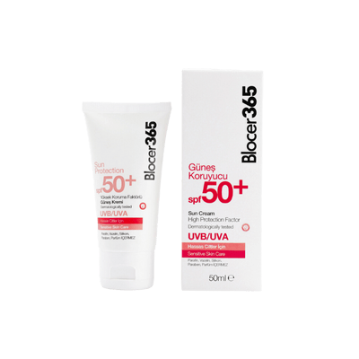 Blocer365 Hassas Ciltler için Güneş Kremi 50+