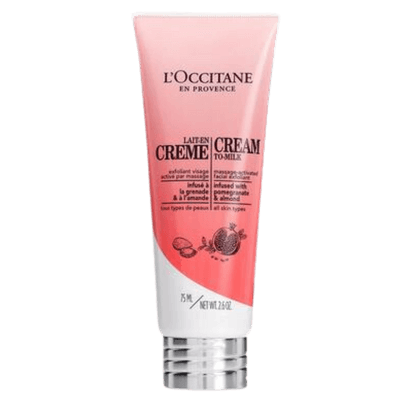 Loccitane Infusions Cream to-Milk Facial Exfoliator - Infusions Krem Yüz Peelingi