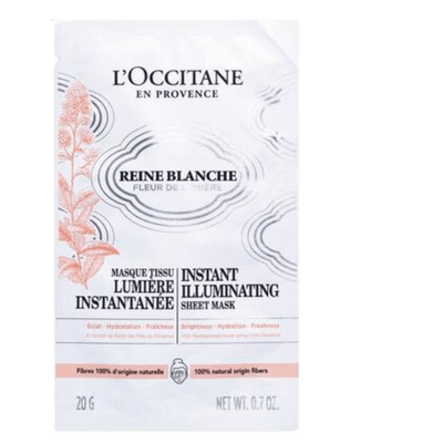 Loccitane Reine Blanche Sheet Mask - Reine Blanche Aydinlatici Kağit Maske