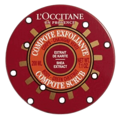 Loccitane Shea Green Chestnut Compote Scrub - Shea Kestaneli Vücut Scrubı