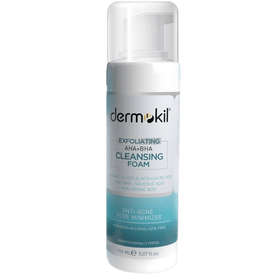 Dermokil Exfoliating Aha+Bha Niacinamide Yüz Temizleme Köpüğü 150 ml