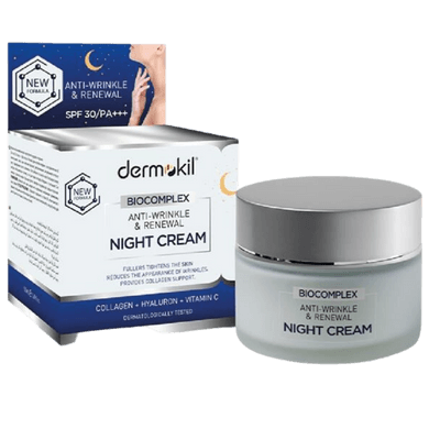 Dermokil Kırışıklık Karşıtı & Yenileyici Gece Kremi 50 ml