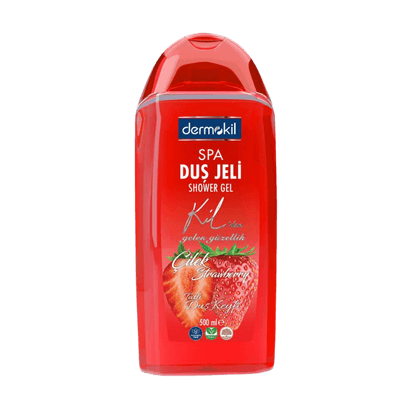 Dermokil Vegan Çilek Duş Jeli 500 ml