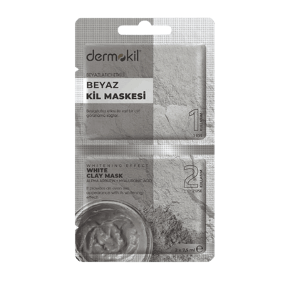 Dermokil Beyazlatıcı Etkili Beyaz Kil Maskesi 15ml