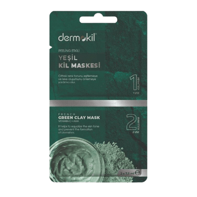 Dermokil Peeling Etkili Yeşil Kil Maske 15ml