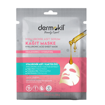 Dermokil Hyaluronik Asit Serum Kağıt Maske 23 gr