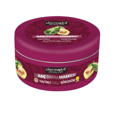 Dermokil Vegan Kil Avokado ve E Vitaminli Doğal Saç Maskesi 220 ml