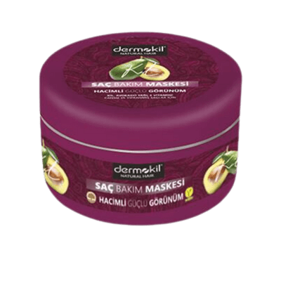 Dermokil Vegan Kil, Avokado ve E Vitaminli Doğal Saç Maskesi 300 ml