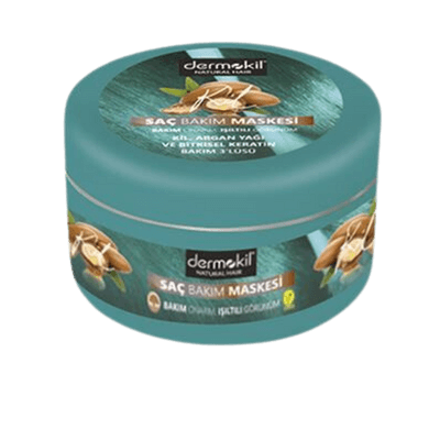 Dermokil Vegan Kil, Argan ve Bitkisel Keratan Doğal Saç Maskesi 300 ml