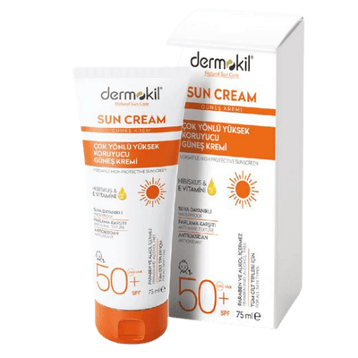 Dermokil Sun Cream-Çok Yönlü Yüksek Koruyucu Güneş Kremi50 SPF 75 ml