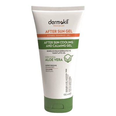 Dermokil After Sun Gel-Güneş Sonrası Serinletici ve Rahatlatıcı Jel 100 ml