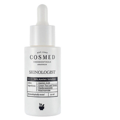 Cosmed %10 Azelaic Solution - Azelaik Asit ve Yeşil Çay içeren Leke Karşıtı Serum 30 ml