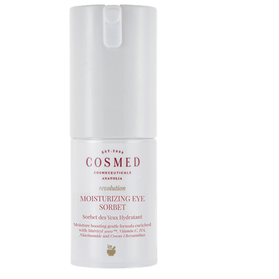 Cosmed Moisturizing Eye Sorbet - C Vitamini İçeren Aydınlatıcı Etkili Su Bazlı Göz Çevresi Bakım Kremi - İlk kırışıklıklar 15 ml