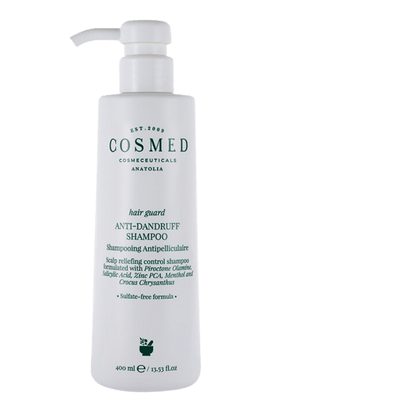 Cosmed Anti-Dandruff Shampoo-Sülfatsız, Tuzsuz, Kepeğe Karşı Salisilik Asit ve Mentol İçeren Arındırıcı Şampuan 400 ml