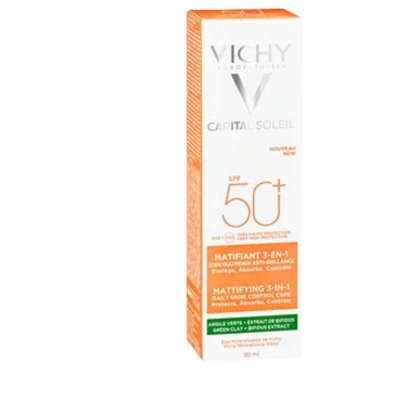Vichy CAPITAL SOLEIL YÜKSEK KORUMALI YAŞLANMA KARŞITI GÜNEŞ YÜZ BAKIM KREMİ - SPF 50 (UVA+UVB)