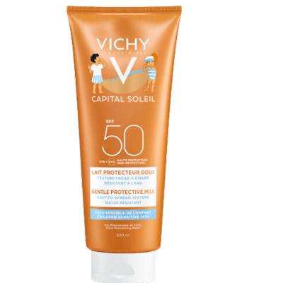 Vichy CAPITAL SOLEIL Gentle Protective Milk For Kids - Çocukların hassas cildi için yüksek korumalı yüz ve vücut sütü SPF 50