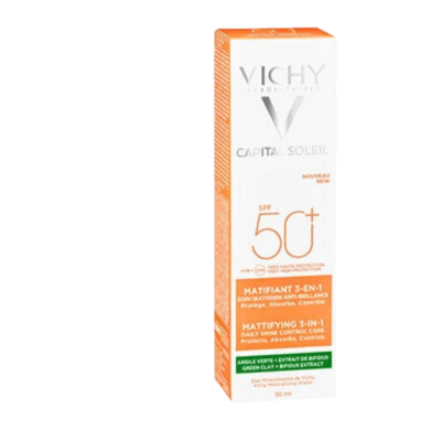 Vichy CAPITAL SOLEIL Çok Yüksek Korumalı Matlaştırıcı Yüz Kremi SPF50+