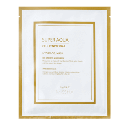 Missha Super Aqua Cell Renew Snail Hydro-Gel Mask
