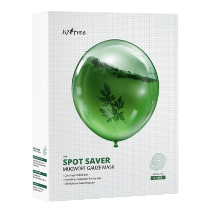 Isntree Spot Saver Mugwort Gauze Mask (Pelin Otlu Gözenek Bakımı Maskesi 10'Lu )