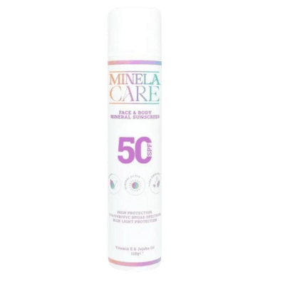 Minela Care 50Spf %100 Organik Mineral Filtreli Yuz Ve Vucut Gunes Kremi