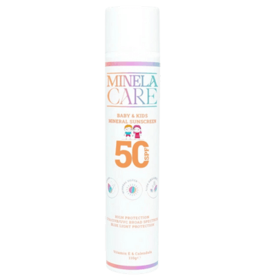 Minela Care 50Spf %100 Organik Mineral Filtreli Bebek & Çocuk Güneş Kremi