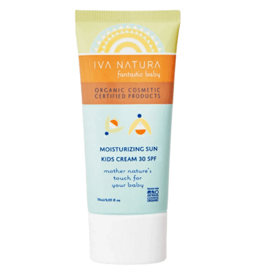 Iva Natura Organik Nemlendirici ve Koruyucu 30SPF Çocuk Güneş Kremi