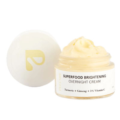 Pelcare Superfood Brightening Overnight Cream - Turmeric + Ginseng + 3 % Vitamin C