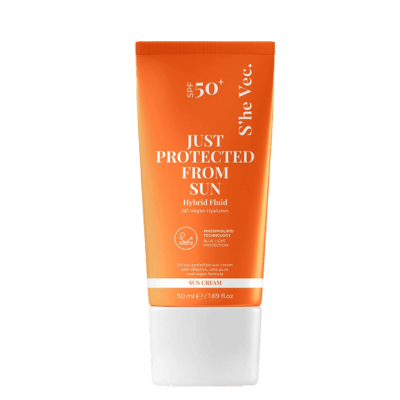 S'he Vec. Just Protected From Sun – Aydınlatıcı Ve Leke Karşıtı Güneş Koruyucu Krem Spf 50+