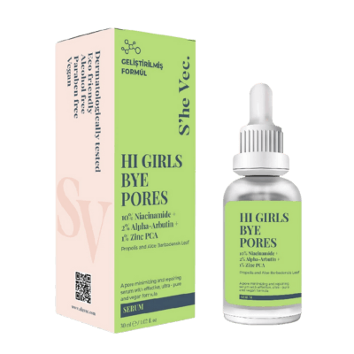 S'he Vec. Hi Girls Bye Pores Yağlı & Akne Eğilimli Ciltler Için Özel Olarak Tasarlanmış Formül