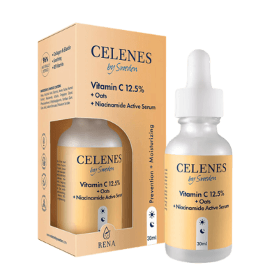 Celenes by Sweden Vitamin C 12.5% + Oats + Niacinamide Active Serum