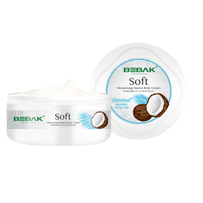 Bebak Soft Nemlendirici El Ve Vücut Kremi Kavanoz - Hindistan Cevizi
