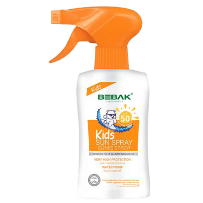 Bebak Spf 50+ Uva / Uvb Işınlarına Karşı Yüksek Koruma Etkili Çocuk Güneş Spreyi