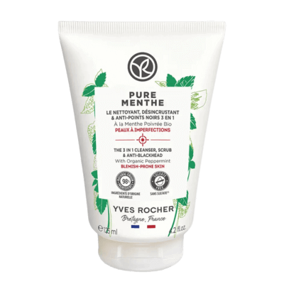 Yves Rocher Peeling Etkili Yüz Yıkama Jeli - Akneye Eğilimli Ciltler / Pure Menthe