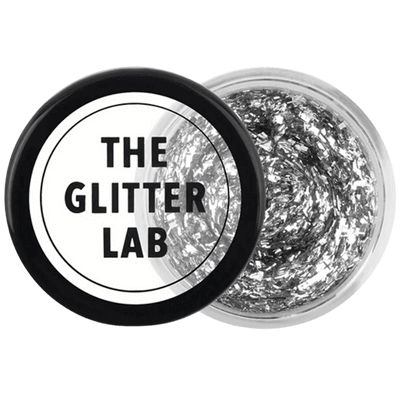 The Glitter Lab Jel Formlu Parlak Glitter - Silver Snow Silver01