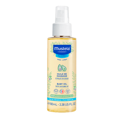 Mustela Avokado Yağı İçeren Bebek Masaj Yağı