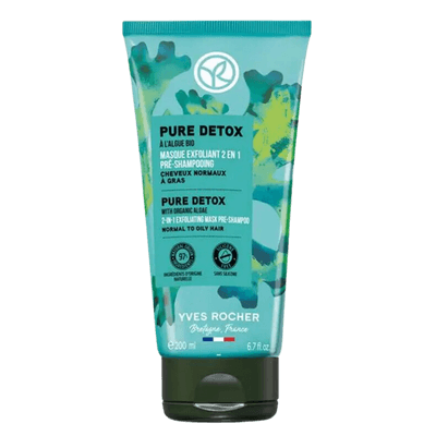 Yves Rocher Arındırıcı 2si1 Arada Peeling ve Maske - Yağlı Saçlar / Pure Detox