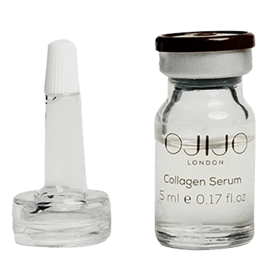 Ojijo London Kırışıklık Karşıtı ve Elastikiyeti Destekleyen Kolajen Serum Seti 5 * 5 ml Flakon Ampul 25 ml