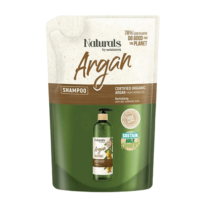 Naturals By Watsons Argan Şampuan Refill 450 mL