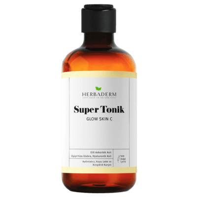 Herbaderm Glow Skin C Aydınlatıcı, Leke Ve Kırışıklık Karşıtı Super Tonik