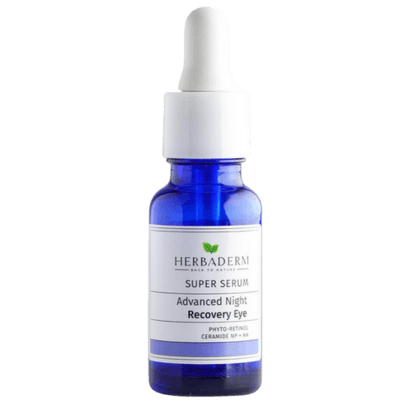 Herbaderm Advanced Night Recovery Kırışıklık Karşıtı, Aydınlatıcı Phyto-Retinol (Bakuchiol) Göz Çevresi Gece Serumu