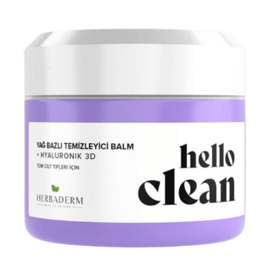 Herbaderm Hello Clean Yoğun Nemlendirici Yağ Bazlı Temizleyici Balm
