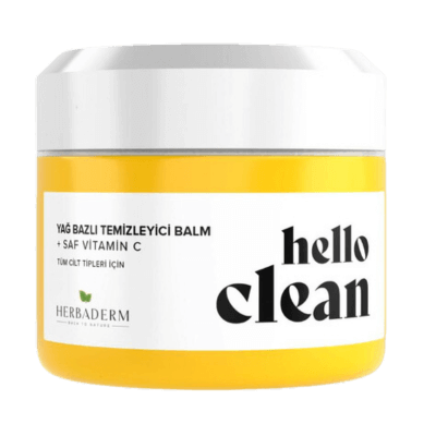 Herbaderm Hello Clean Aydınlatıcı Yağ Bazlı Temizleyici Balm