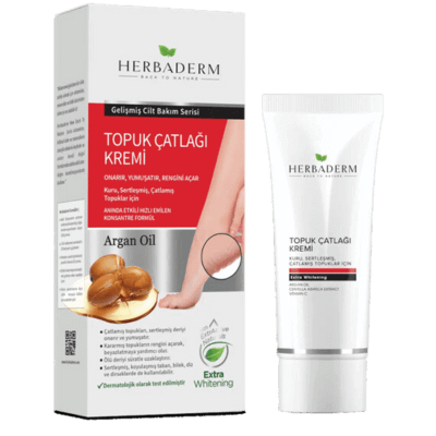 Herbaderm Ayak Ve Topuk Çatlaklarına Karşı Bakım Kremi Argan Yağlı