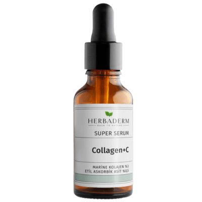 Herbaderm Sıkılaştırıcı, Aydınlatıcı Kolajen + C Vitamini Super Serum