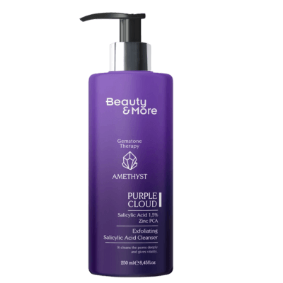 Beauty&More Ametist Purple Cloud Yağlı Ve Akneli Ciltler Için Yüz Yıkama Jeli