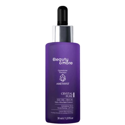 Beauty&More Ametist Crystal Pure Canlandırıcı Ve Cilt Tonu Eşitleyici Yüz Peeling Serumu
